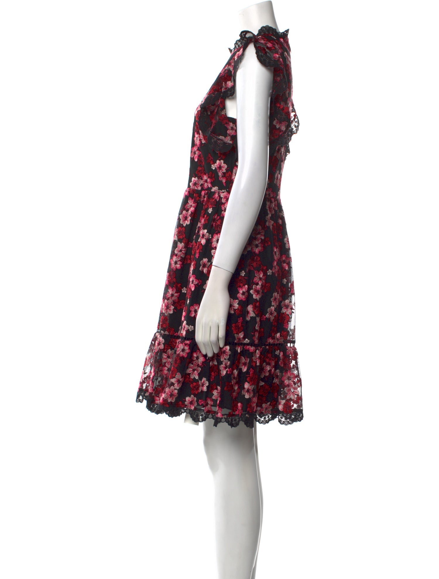 Kate Spade New York Floral Print Mini Dress