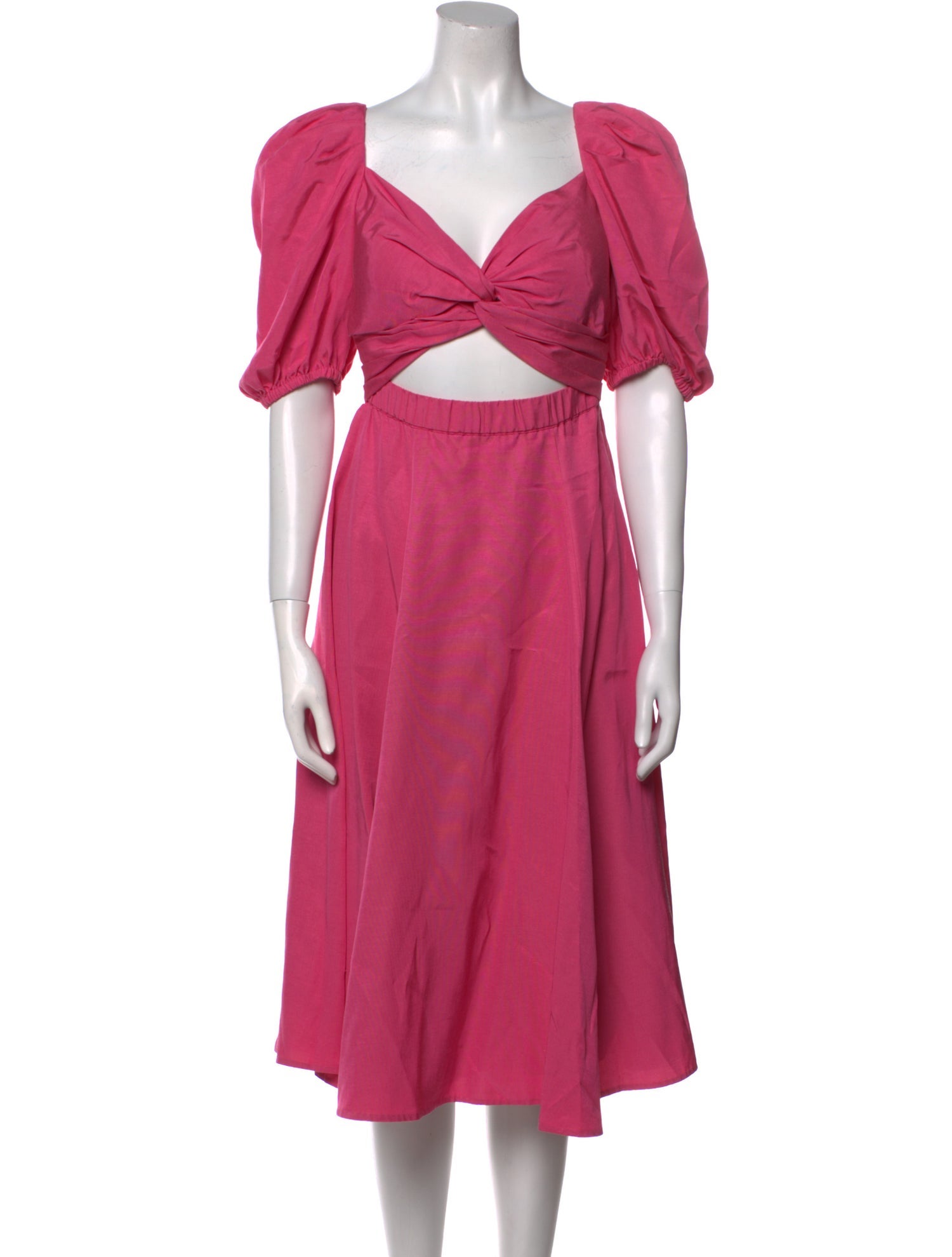 Kate Spade New York Square Neckline Midi Length Dress