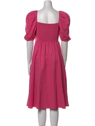 Kate Spade New York Square Neckline Midi Length Dress