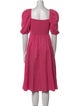 Kate Spade New York Square Neckline Midi Length Dress