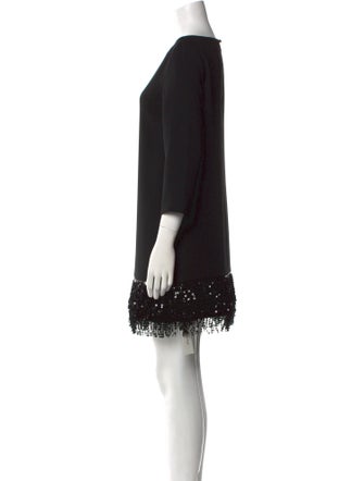 Kate Spade New York Bateau Neckline Mini Dress