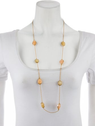 Kate Spade New York Crystal & Resin Station Necklace