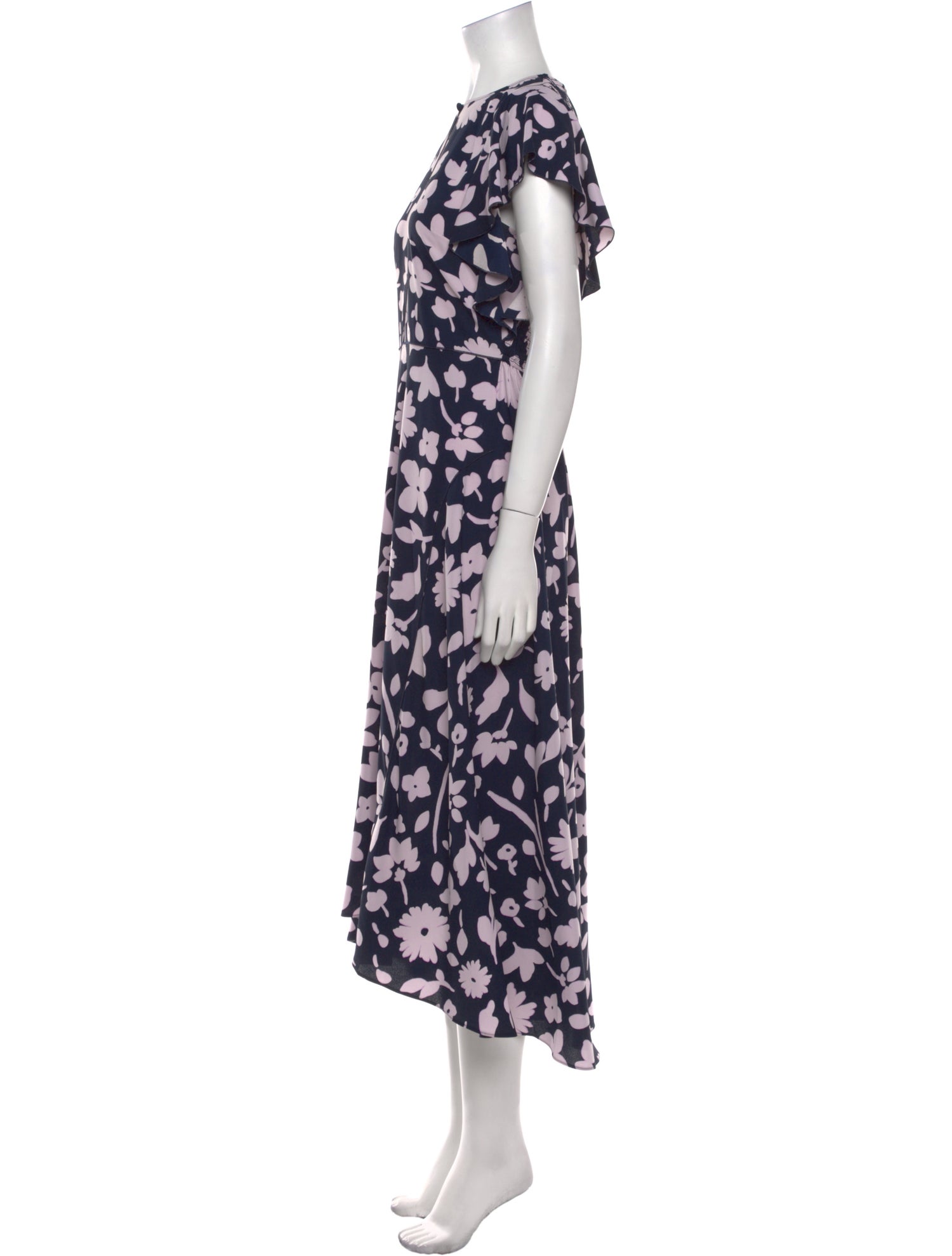 Kate Spade New York Floral Print Long Dress