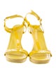 Kate Spade New York Patent Leather T-Strap Sandals
