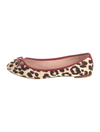 Kate Spade New York Ponyhair Animal Print Ballet Flats