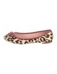 Kate Spade New York Ponyhair Animal Print Ballet Flats