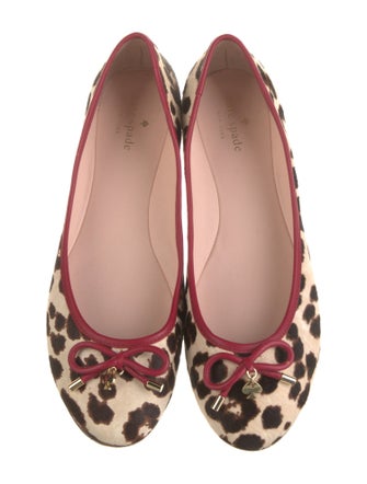 Kate Spade New York Ponyhair Animal Print Ballet Flats