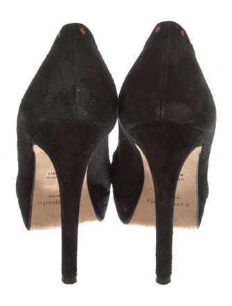 Kate Spade New York Suede Bow Accents Pumps