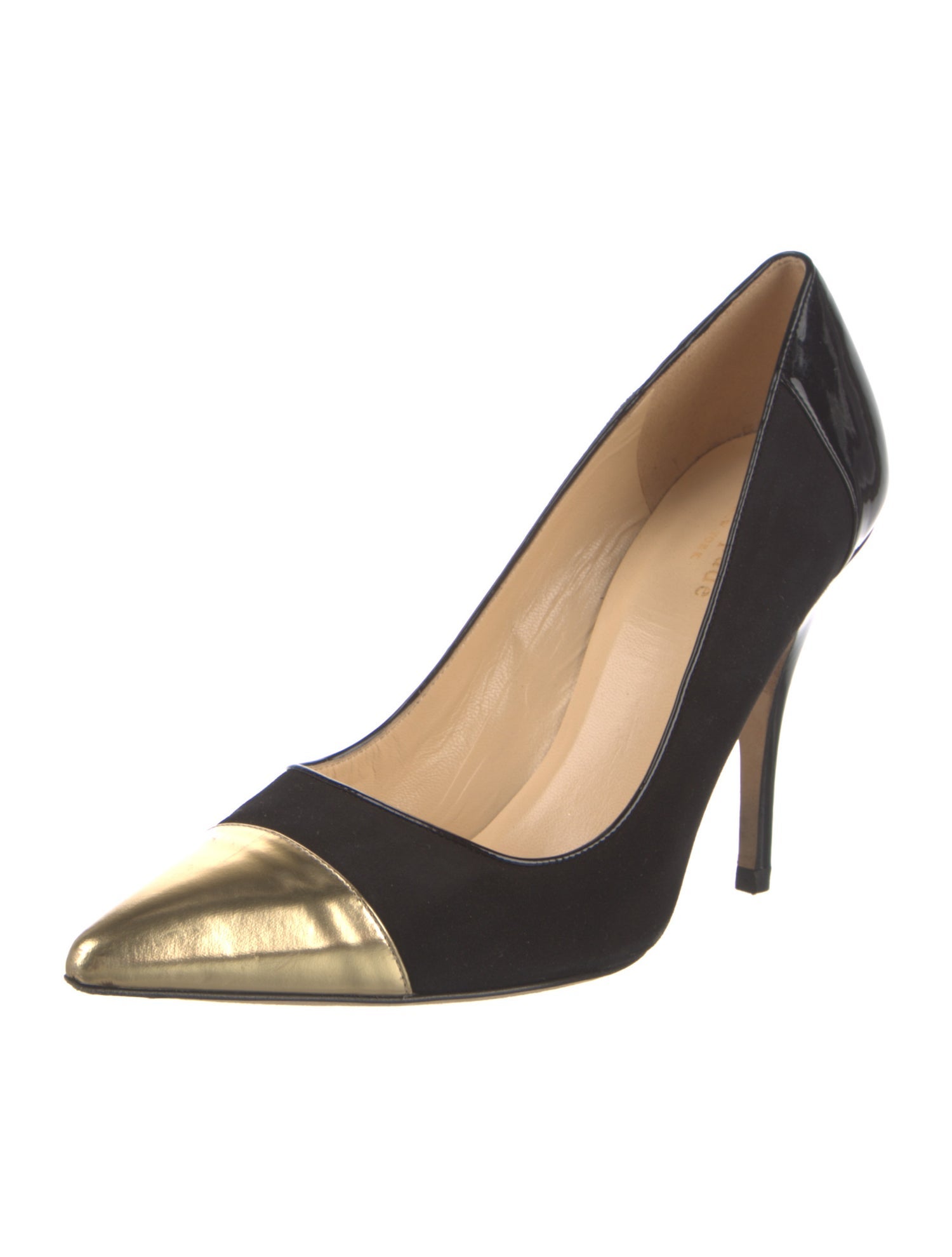 Kate Spade New York Suede Colorblock Pattern Pumps