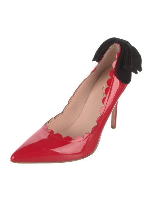 Kate Spade New York Patent Leather Bow Accents Pumps