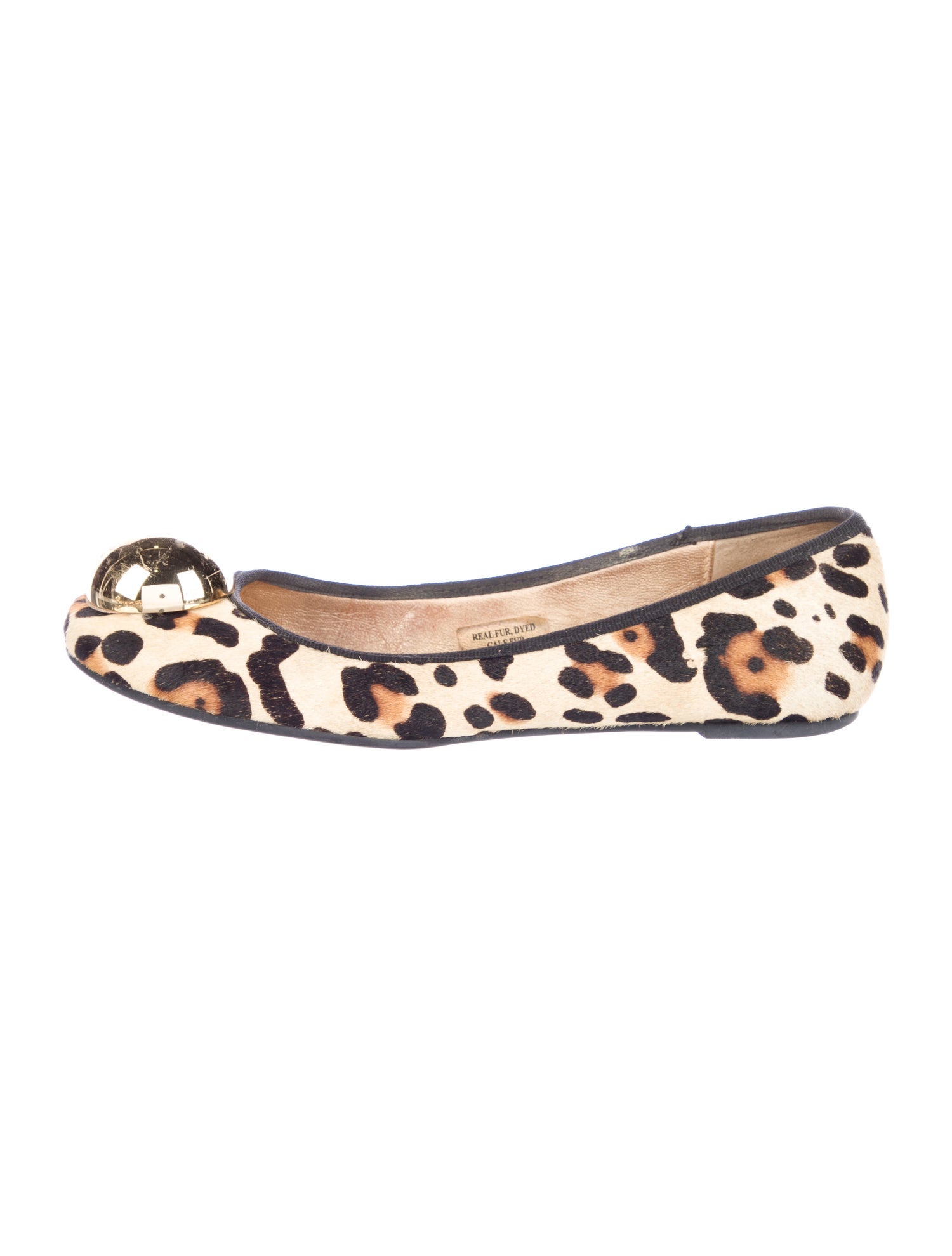 Kate Spade New York Ponyhair Animal Print Ballet Flats