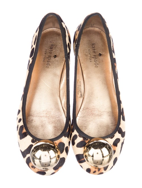 Kate Spade New York Ponyhair Animal Print Ballet Flats