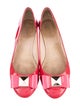 Kate Spade New York Leather Bow Accents Ballet Flats
