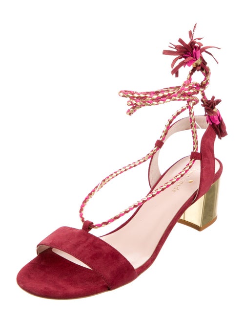 Kate Spade New York Suede Tassel Accents Sandals