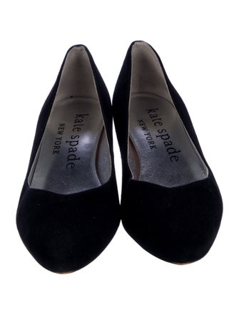 Kate Spade New York Suede Crystal Embellishments Pumps