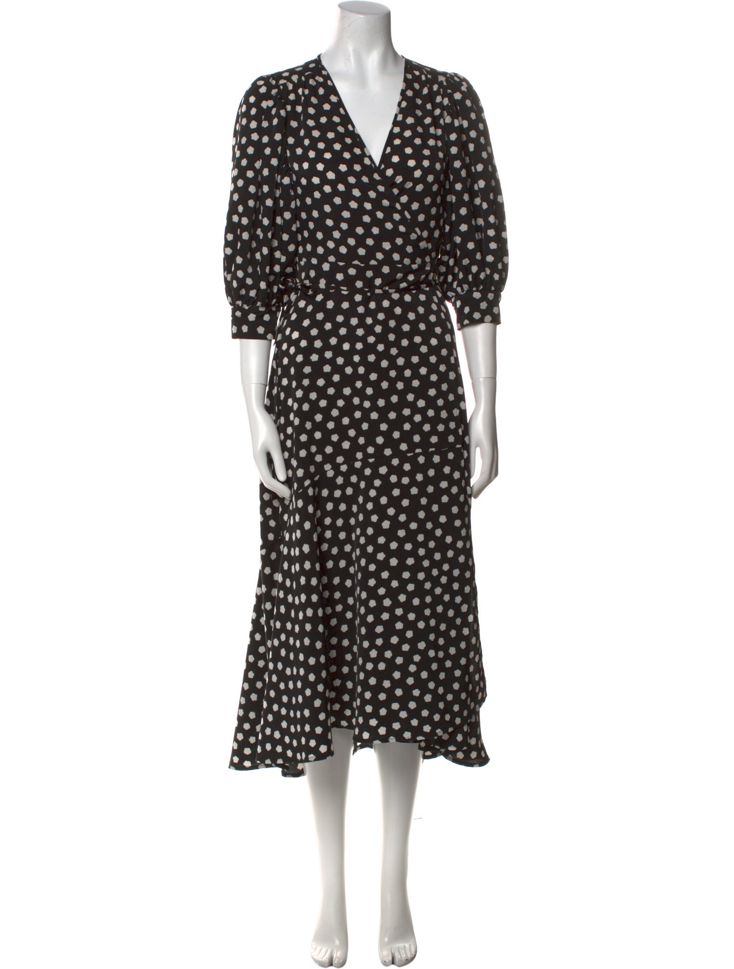 Kate Spade New York Polka Dot Print Long Dress