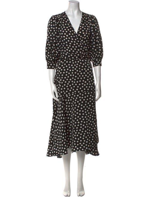Kate Spade New York Polka Dot Print Long Dress