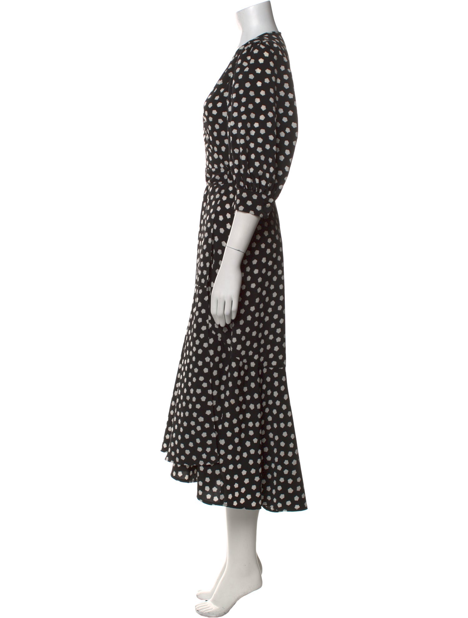 Kate Spade New York Polka Dot Print Long Dress
