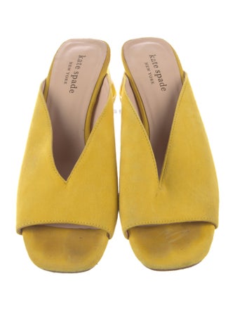 Kate Spade New York Suede Studded Accents Slides