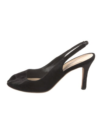 Kate Spade New York Velvet Bow Accents Slingback Pumps