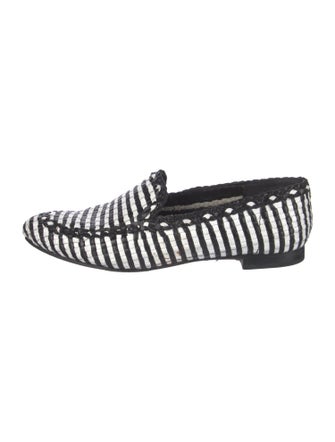 Kate Spade New York Leather Striped Loafers