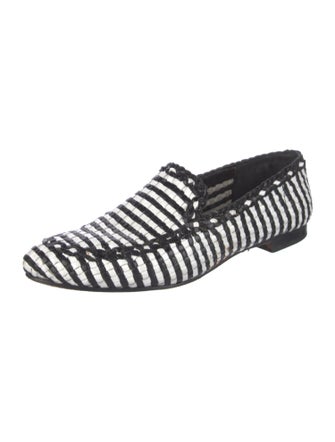 Kate Spade New York Leather Striped Loafers