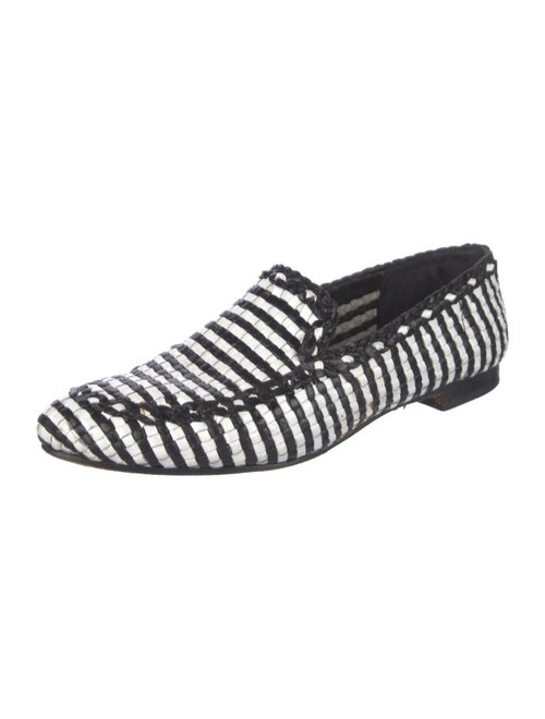 Kate Spade New York Leather Striped Loafers
