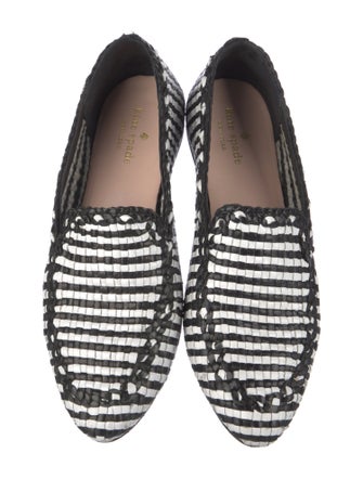 Kate Spade New York Leather Striped Loafers