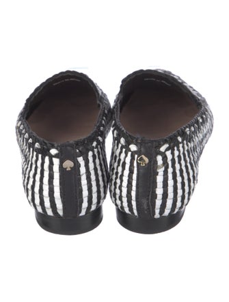 Kate Spade New York Leather Striped Loafers