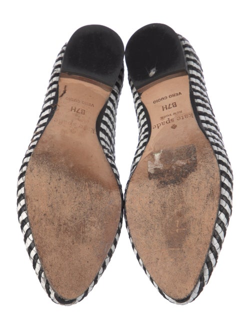 Kate Spade New York Leather Striped Loafers