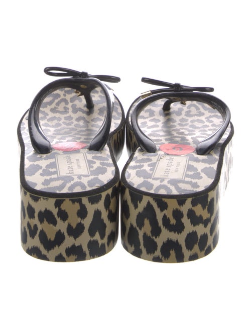 Kate Spade New York Rubber Animal Print Flip Flops