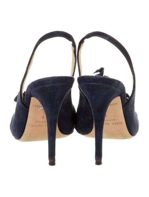Kate Spade New York Suede Bow Accents Slingback Sandals