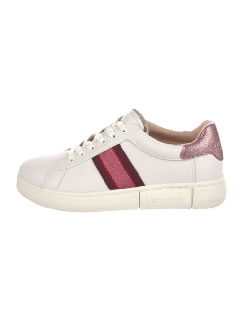 Kate Spade New York Leather Striped Sneakers