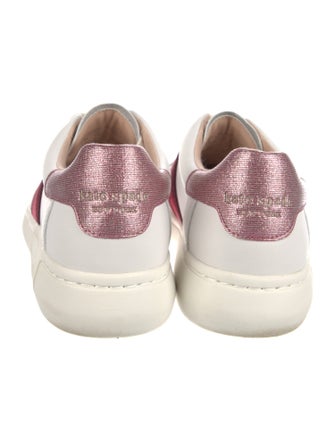 Kate Spade New York Leather Striped Sneakers