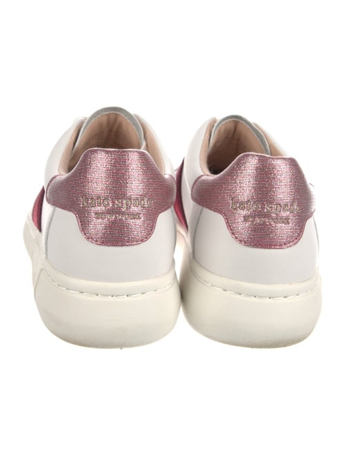 Kate Spade New York Leather Striped Sneakers