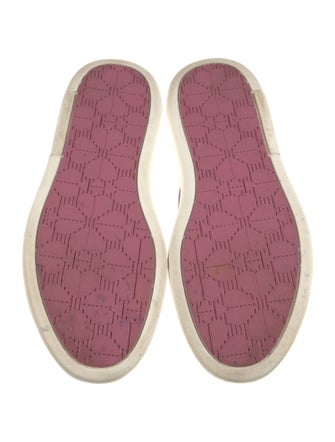 Kate Spade New York Leather Striped Sneakers