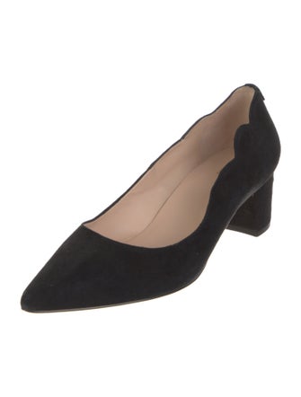 Kate Spade New York Suede Scalloped Accent Pumps