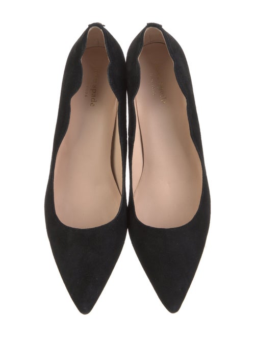 Kate Spade New York Suede Scalloped Accent Pumps