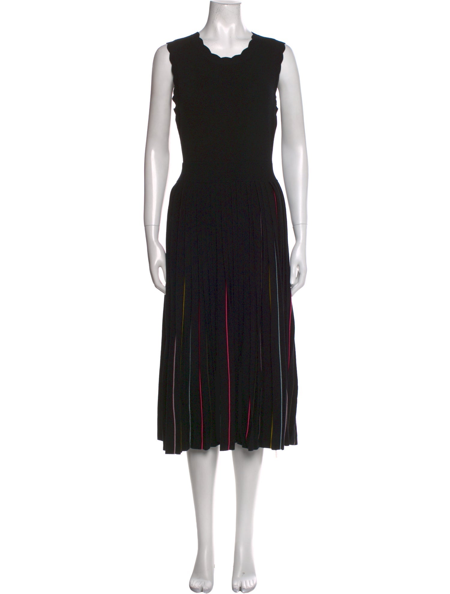 Kate Spade New York Striped Midi Length Dress