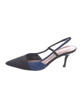 Kate Spade New York Suede Printed Slingback Pumps