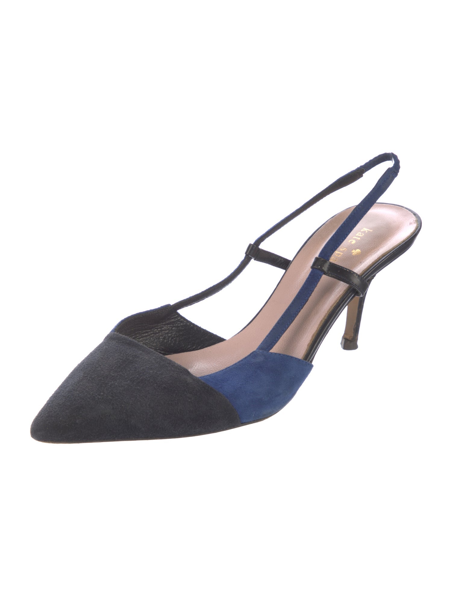 Kate Spade New York Suede Printed Slingback Pumps