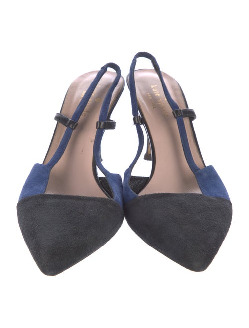 Kate Spade New York Suede Printed Slingback Pumps