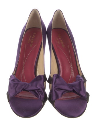 Kate Spade New York Satin Bow Accents D'Orsay Pumps