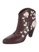 Kate Spade New York Leather Animal Print Western Boots
