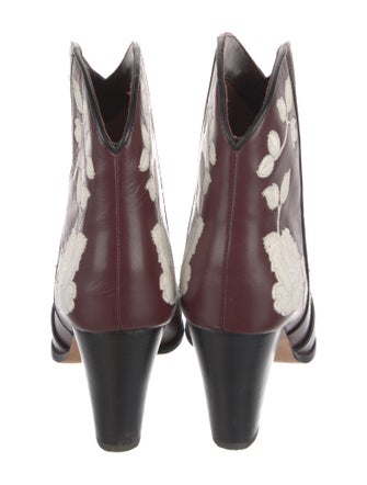 Kate Spade New York Leather Animal Print Western Boots