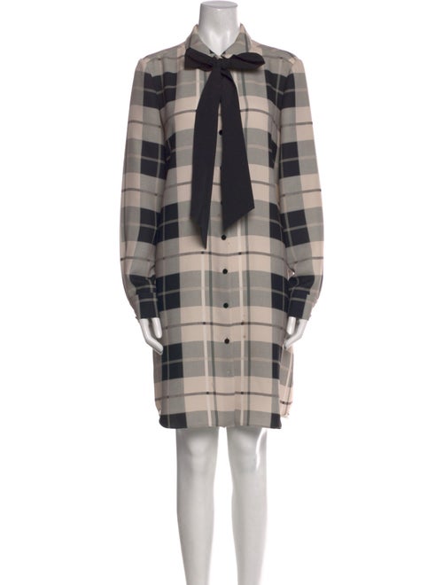 Kate Spade New York Plaid Print Knee-Length Dress