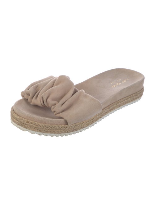 Kate Spade New York Suede Floral Print Slides