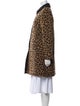Kate Spade New York Animal Print Faux Fur Coat