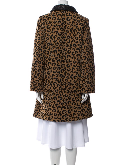 Kate Spade New York Animal Print Faux Fur Coat