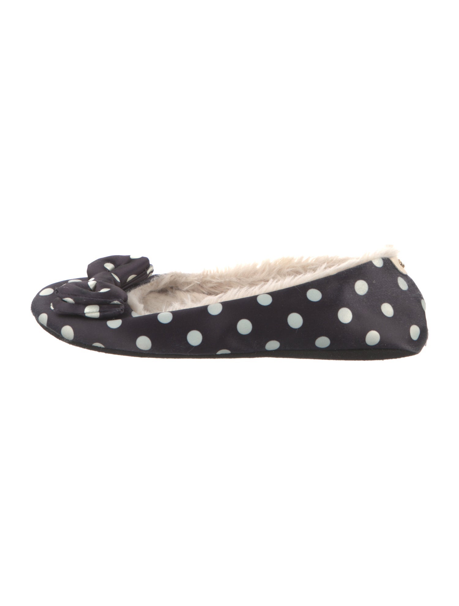 Kate Spade New York Satin Polka Dot Print Flats